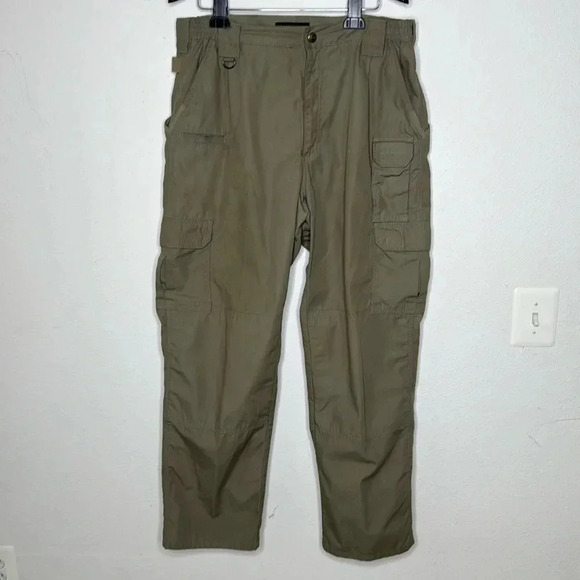 5.11 Tactical khaki utility hiking climbing outdoors pants size 36/32 - Picture 1 of 4